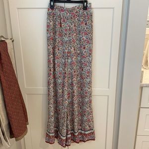 High waisted flowy pants